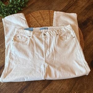 New 7 For All Mankind White Denim Jeans